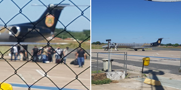 Avião da Polícia Federal chega a Teresina e levanta suspense